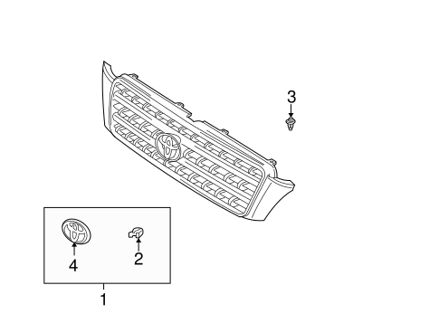 Highlander GRILLE & COMPONENTS