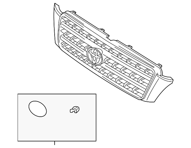 53101-48060-C0 Деталь GRILLE
