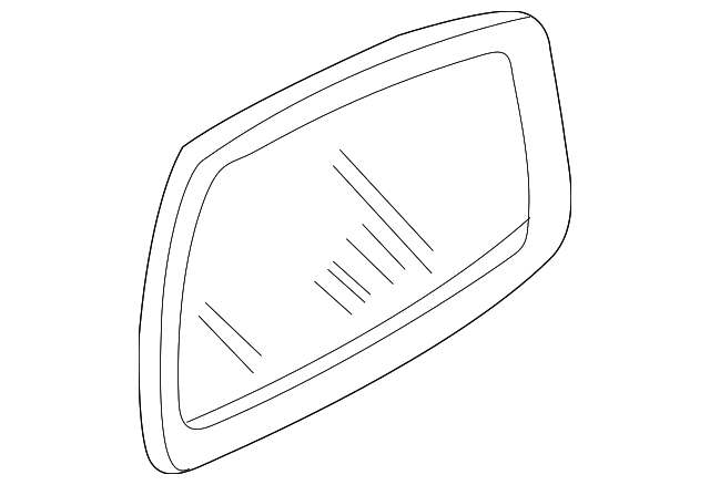 BG1N-69-1G1A Деталь GLASS, RIGHT