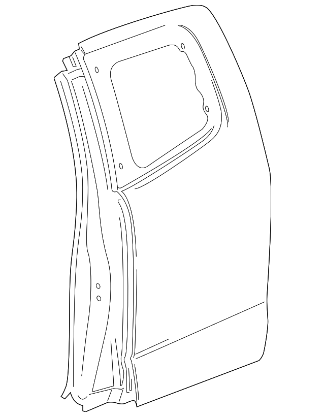 23460137 Деталь DOOR SHELL, LEFT