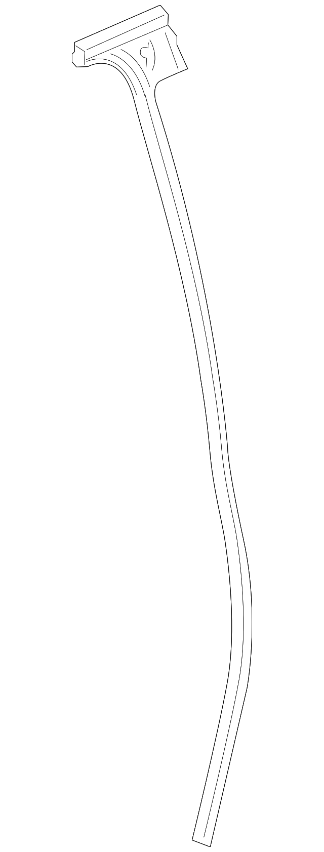 23330686 Деталь FRONT W'STRIP, LEFT