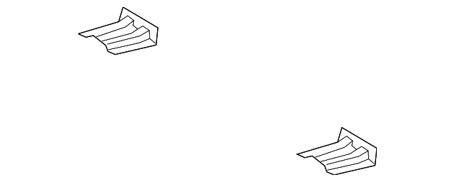 58336-12090 Деталь REAR FLOOR PAN REINF PLATE, LEFT