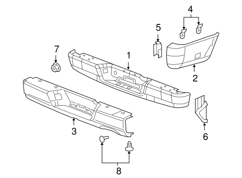 Ram 1500 BUMPER & COMPONENTS - REAR 2