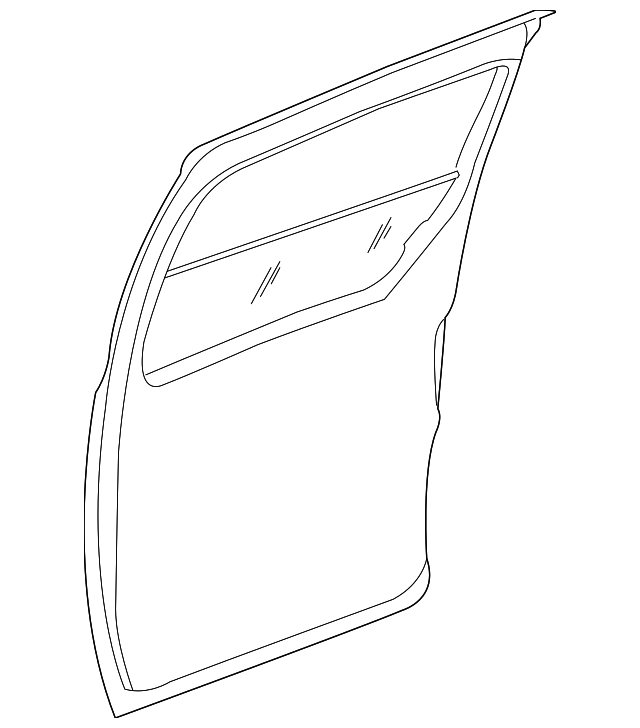 4717532AB Деталь DOOR GLASS, RIGHT