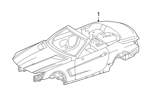 SL550 BODY SHELL