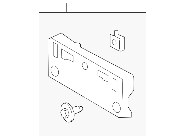 52114-78090 Деталь LICENSE BRACKET