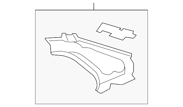 61707-12080 Деталь INNER SIDE PANEL, RIGHT