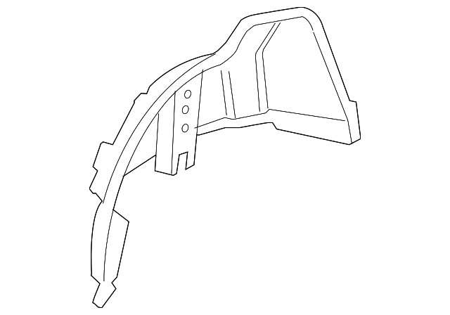 61608-12B70 Деталь INNER WHEELHOUSE, LEFT