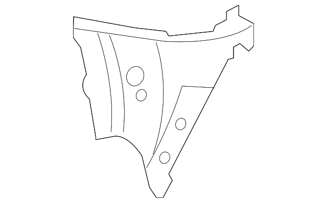 61702-02030 Деталь REAR PANEL, LEFT