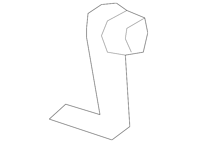 -W711233-S441 Деталь TRAILING ARM NUT, LEFT
