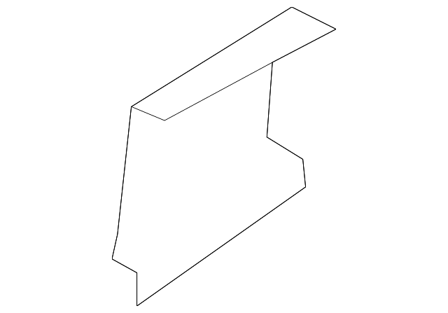 65834-3N000 Деталь SIDEMEMBER EXTN, LEFT