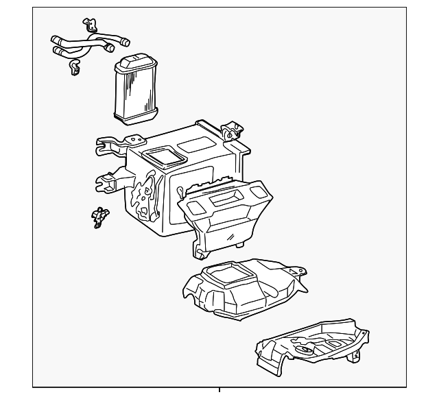 87150-08010 Деталь HEATER ASSY