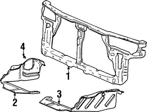 Sonata RADIATOR SUPPORT