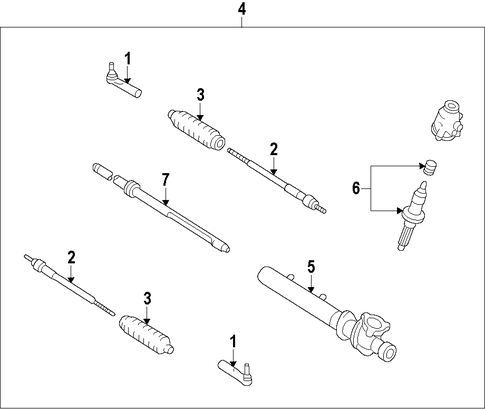 Cube STEERING GEAR & LINKAGE 2