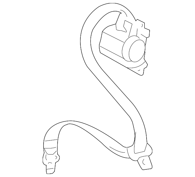 73310-21041-C0 Деталь CENTER SEAT BELT