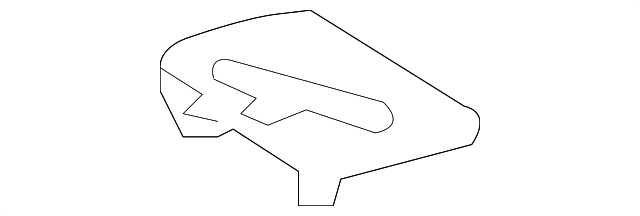 73373-21030-B0 Деталь CENTER SEAT BELT COVER