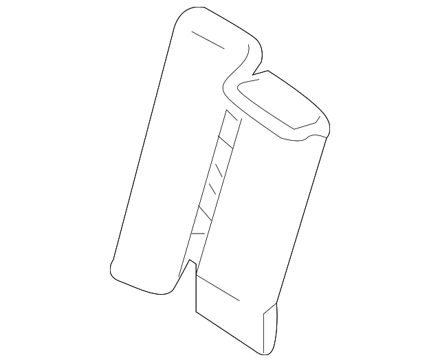 73373-21020 Деталь CENTER SEAT BELT COVER
