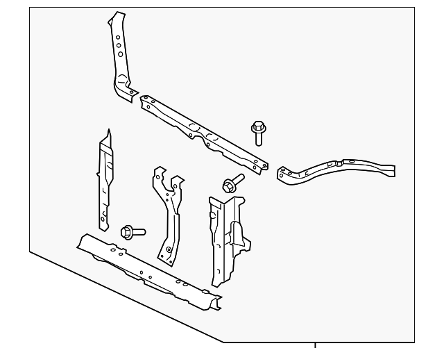 53029SG0009P Деталь RADIATOR SUPPORT