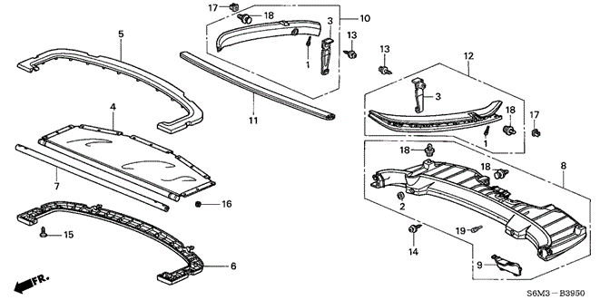 RSX TAILGATE LINING
