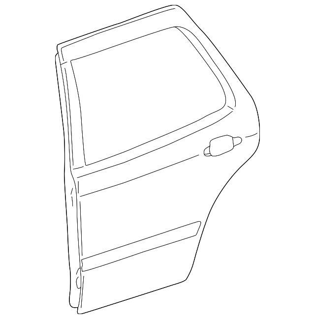 163-730-15-05 Деталь DOOR SHELL, LEFT
