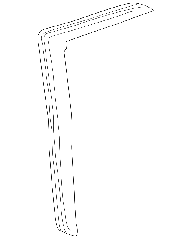 163-690-13-98 Деталь SURROUND W'STRIP, RIGHT