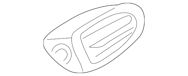 MR777009 Деталь VENT GRILLE, LEFT