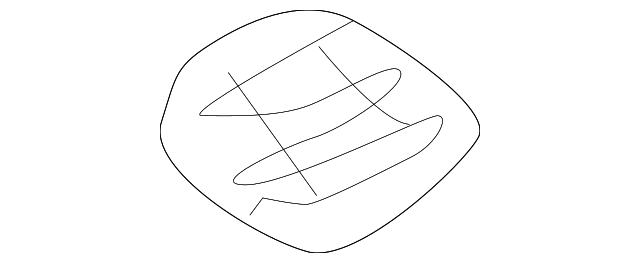 MR356742 Деталь DEFROSTER GRILLE, LEFT