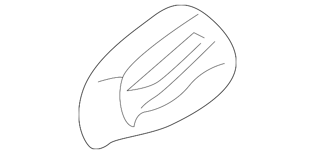 MR356745 Деталь DEFROSTER GRILLE, RIGHT