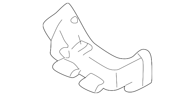 MR315578 Деталь HEAT DUCT, LEFT