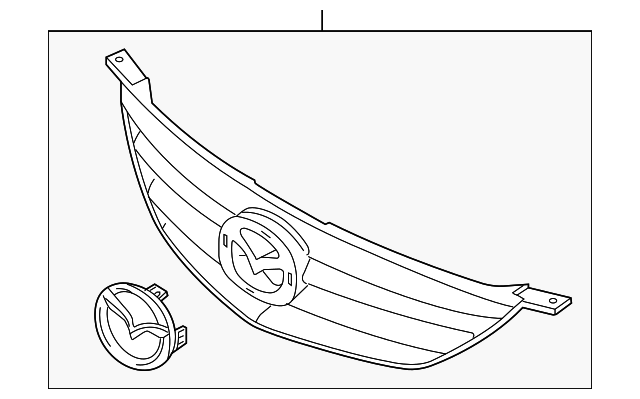 GM9A-50-711A-CC Деталь GRILLE ASSY