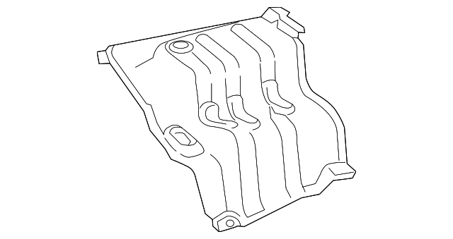 205-680-04-22 HEAT SHIELD, RIGHT