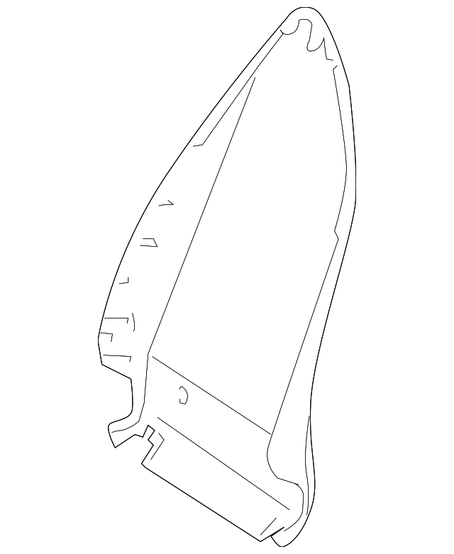 171-910-00-39-9051 Деталь SEAT BACK PANEL, LEFT