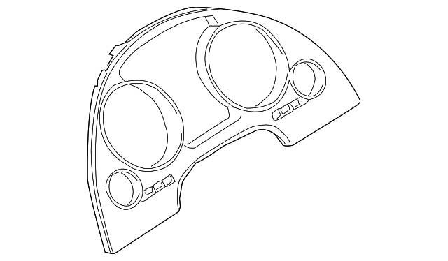 8H0-919-219-4D9 Деталь CLUSTER BEZEL
