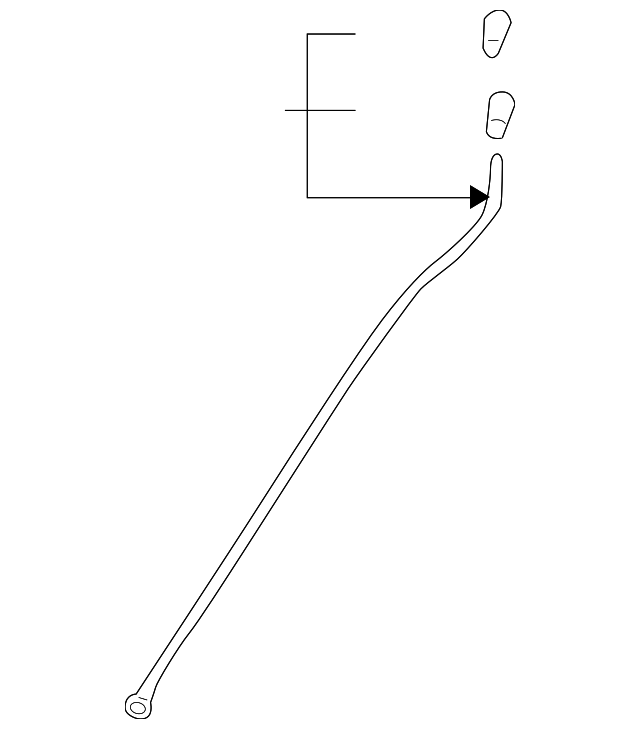 22864071 Деталь FRONT HOSE, LEFT