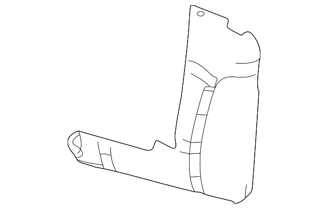 19330726 Деталь SEAT BACK PAD, LEFT