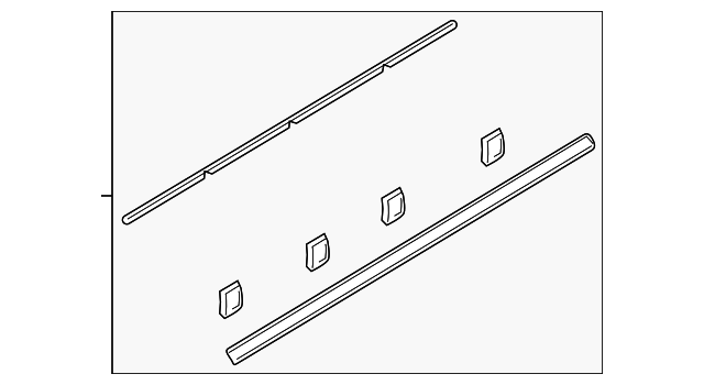 87711-3K020 Деталь BODY SIDE MLDG, LEFT