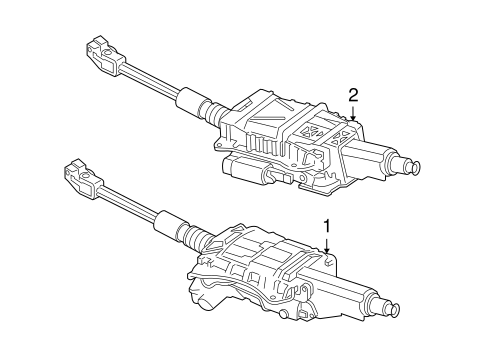 A6 Quattro STEERING COLUMN ASSEMBLY