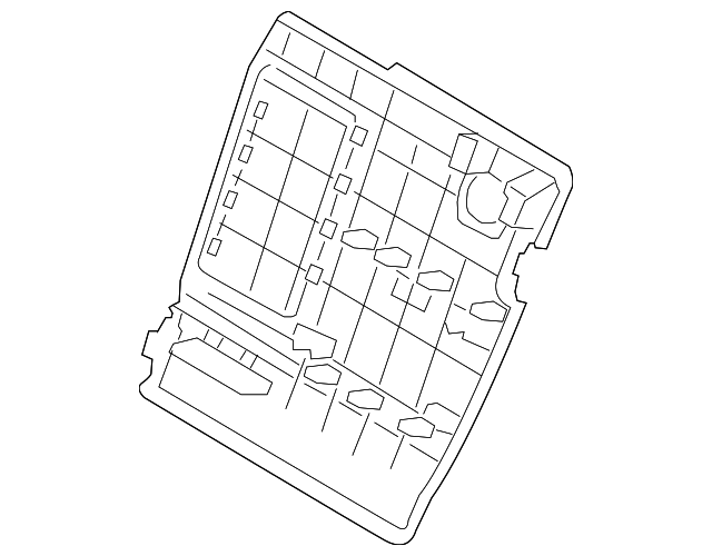 52-20-3-411-936 Деталь SEAT BACK PANEL, LEFT