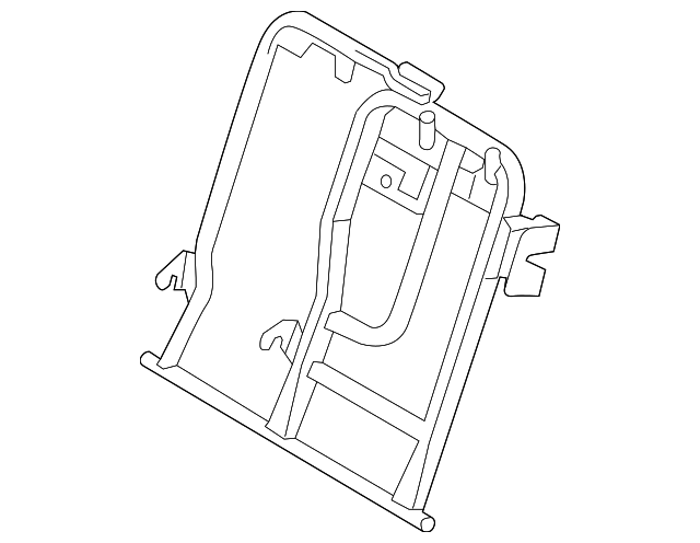 52-20-3-400-558 Деталь SEAT BACK FRAME, LEFT