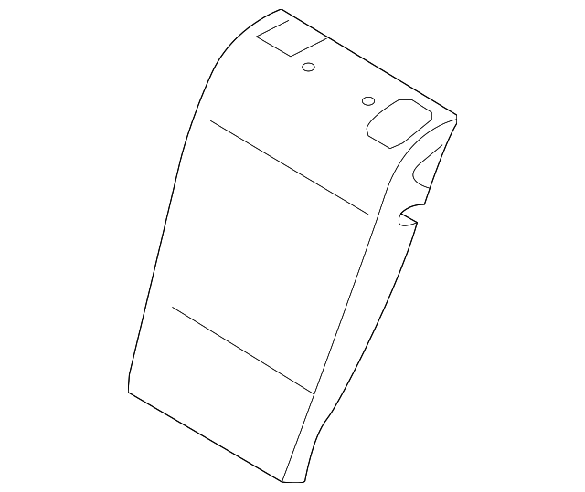 52203410364 Деталь SEAT BACK COVER, LEFT