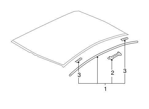 Lancer EXTERIOR TRIM - ROOF