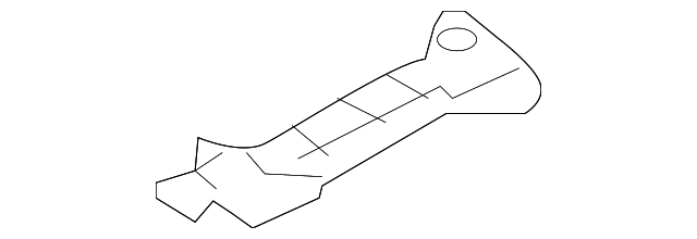 7403A258 Деталь DRIP MOLDING CLIP, LEFT