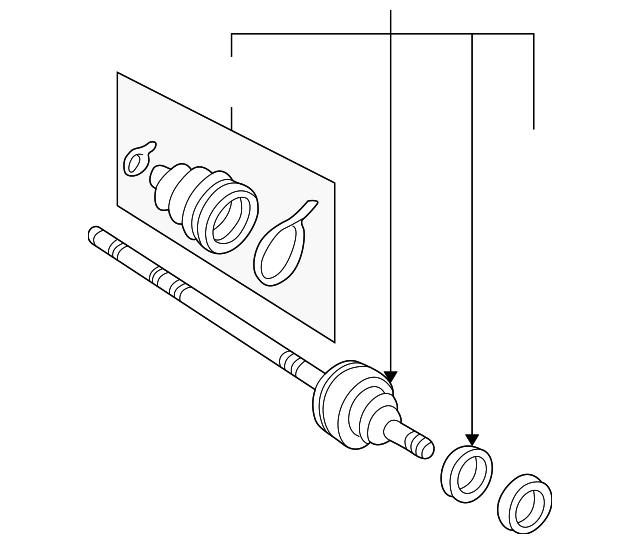 39210-7B005 Деталь AXLE ASSY