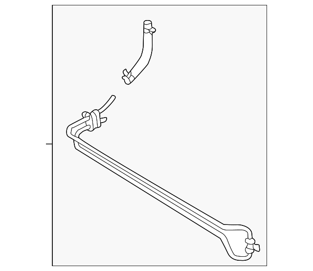 ZZC0-32-470B Деталь POWER STEERING COOLER TUBE