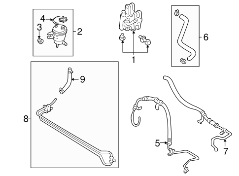 Tribute PUMP & HOSES