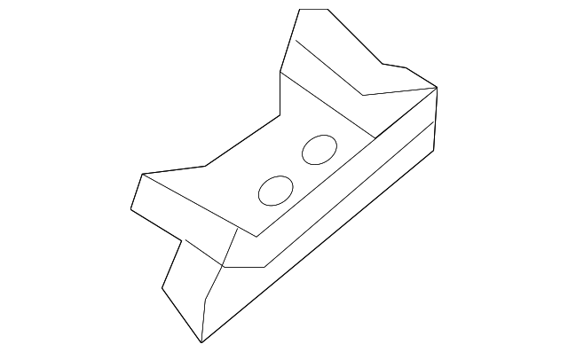 2056362831 Деталь ROOF RAIL FRONT BRACKET, RIGHT