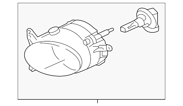 8321A659 Деталь FOG LAMP ASSY, LEFT