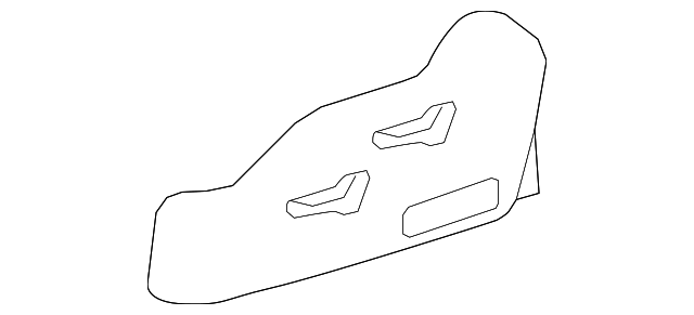 71802-08030-B0 Деталь RECLINE COVER, LEFT