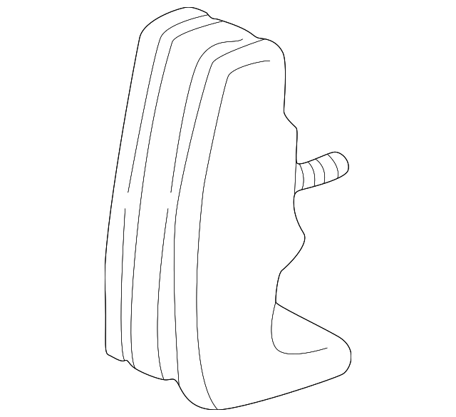 15623491 Деталь BUMPER GUARD, LEFT
