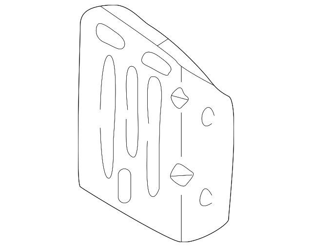14075406 Деталь MOUNT BRACKET, RIGHT